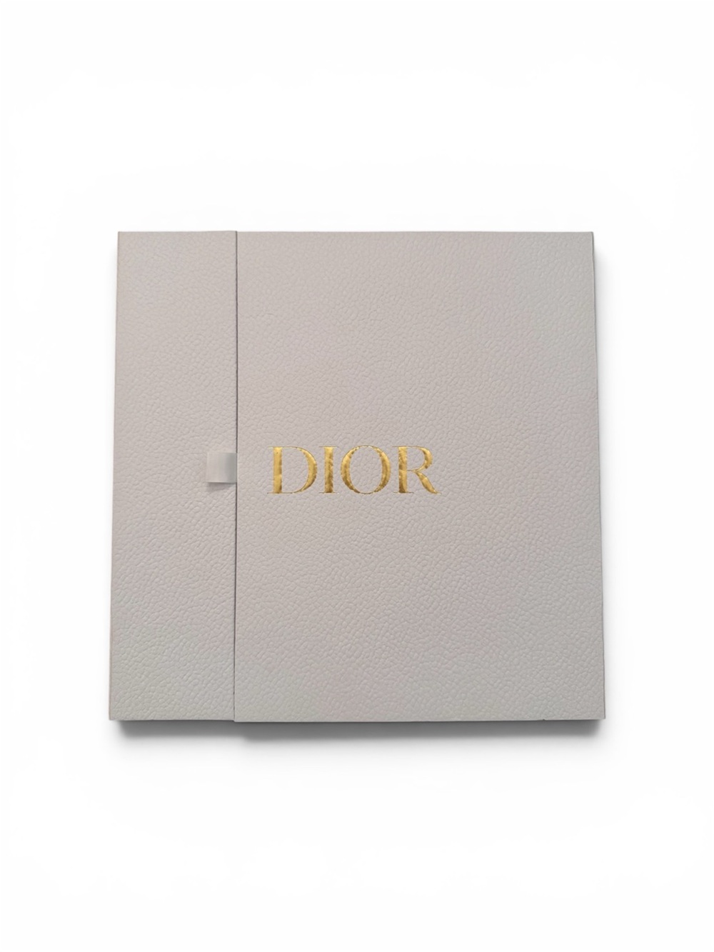 Dior White Gift Box with Gold Foil Logo